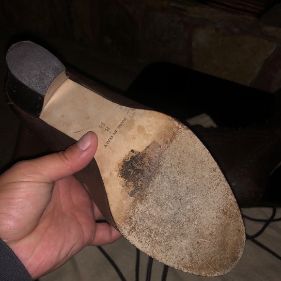 Michael kors brown leather mid calf boots size 8 - Picture 5 of 9